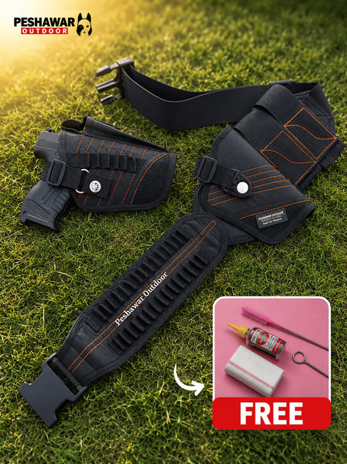 Parachute 3 in 1 Tactical Deal – Universal Pstl Belt +  Pouch + Free Cleaning Kit