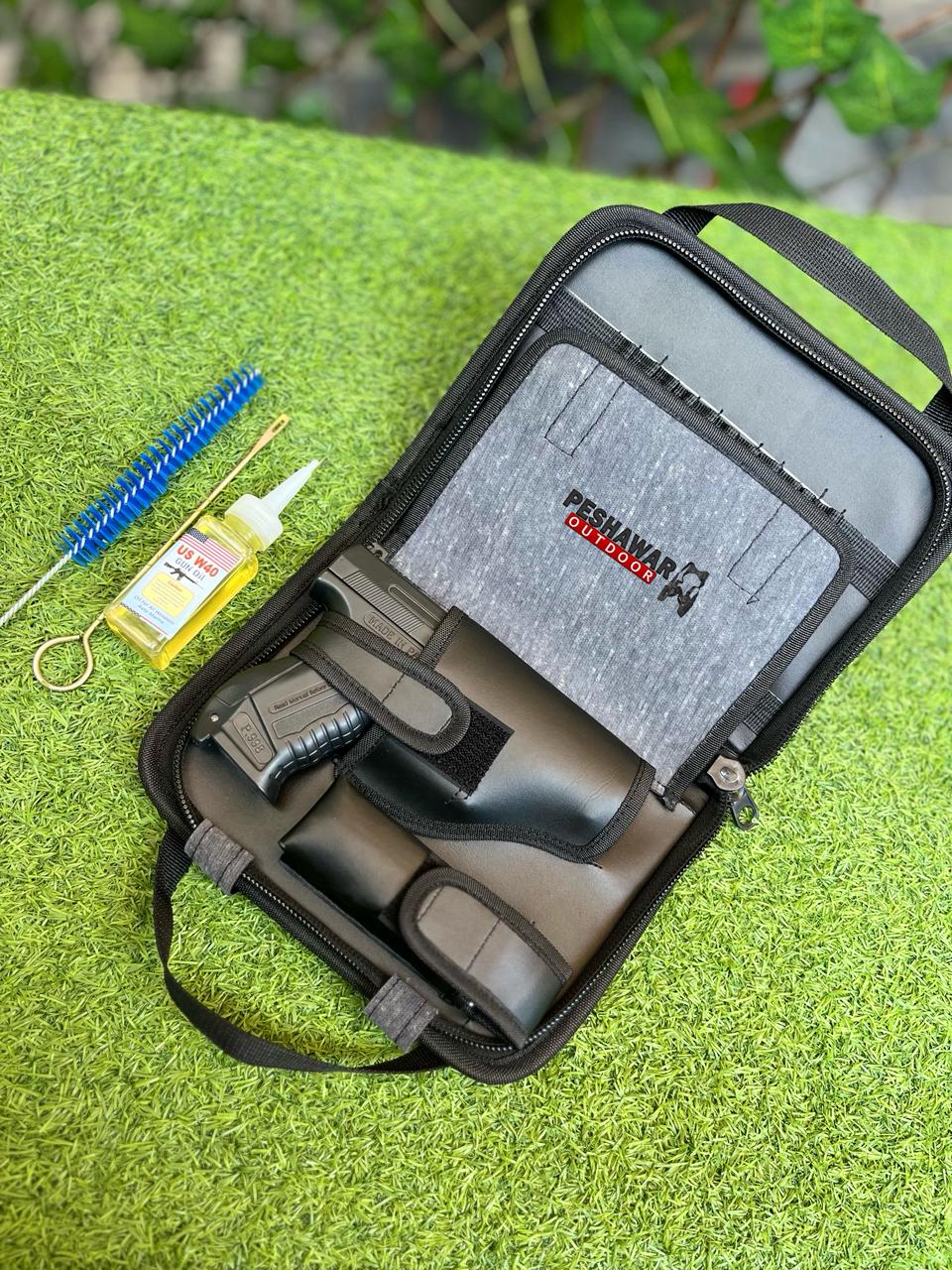 Premium PU Leather Universal Pistl Bag + FREE Cleaning Kit