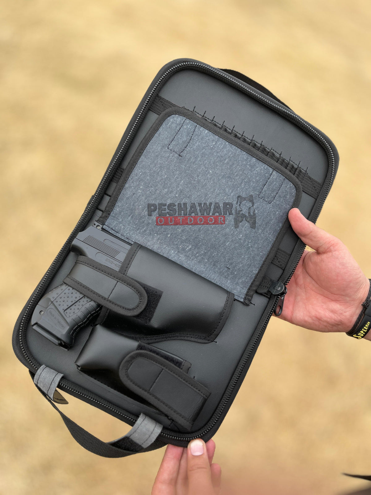 Premium Pistol Bag – Safe, Stylish & Easy to Carry + Free Cleaning Kit