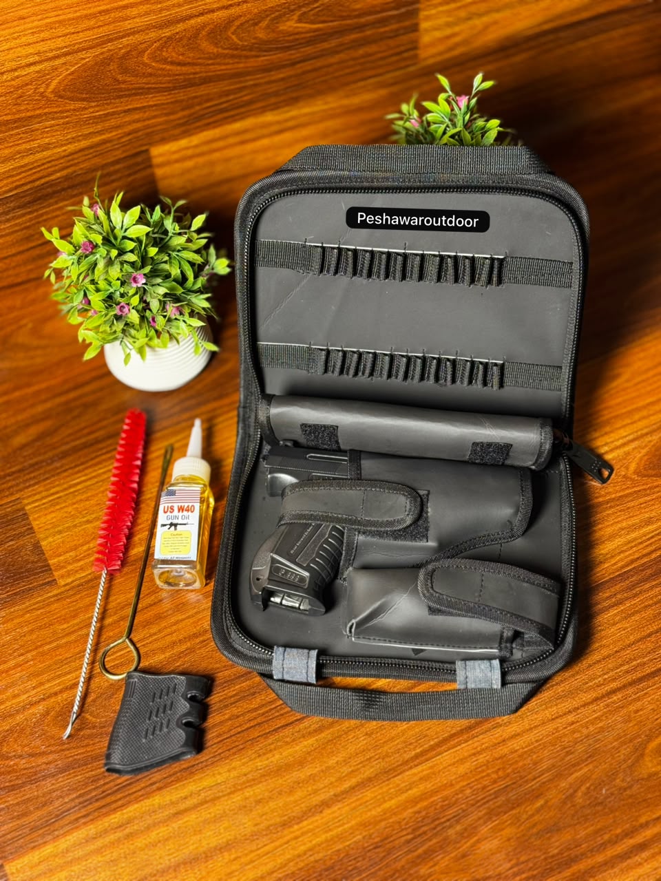 Premium PU Leather Pstl Bag with FREE Cleaning Kit & Silicone Grip | Universal Fit