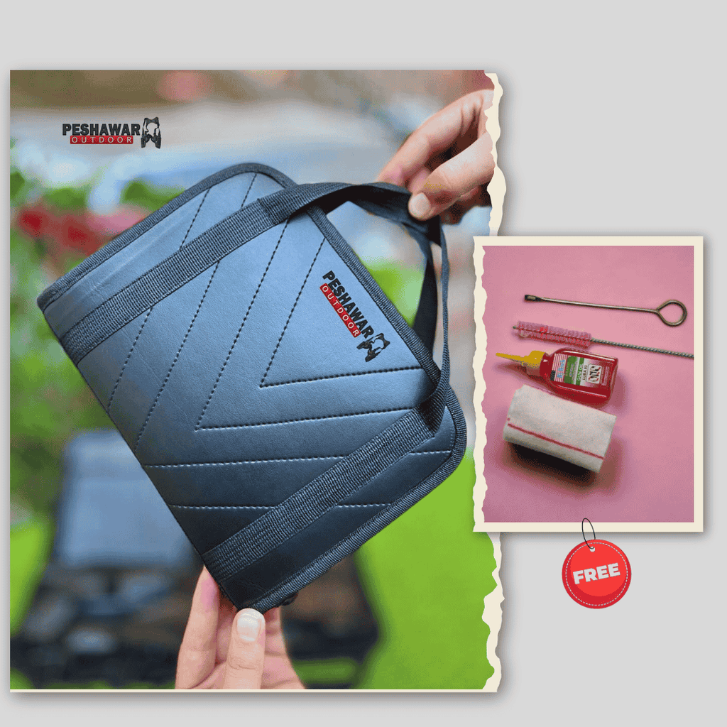 Premium PU Leather Universal Pstl Bag + FREE Cleaning Kit