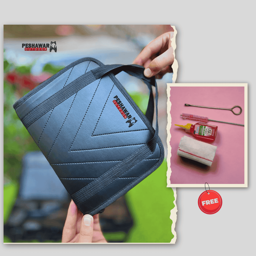 Premium PU Leather Universal Pstl Bag + FREE Cleaning Kit