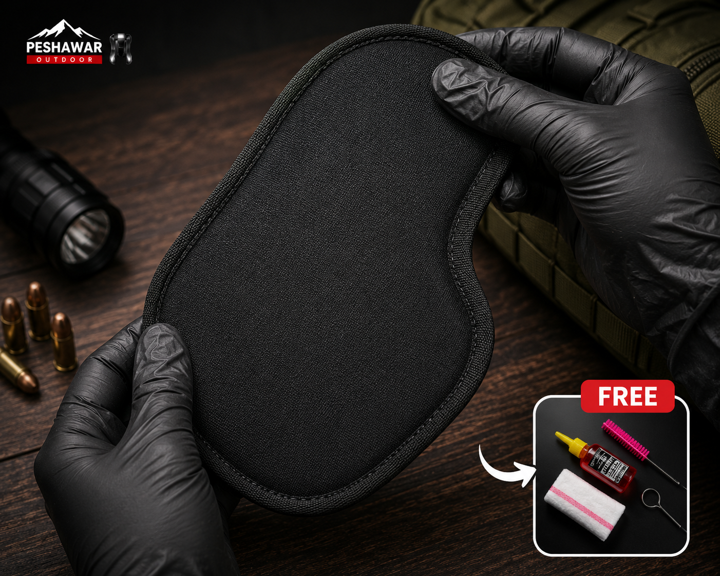 Universal Premium Concealed Pstl Cover Holster + FREE Cleaning Kit