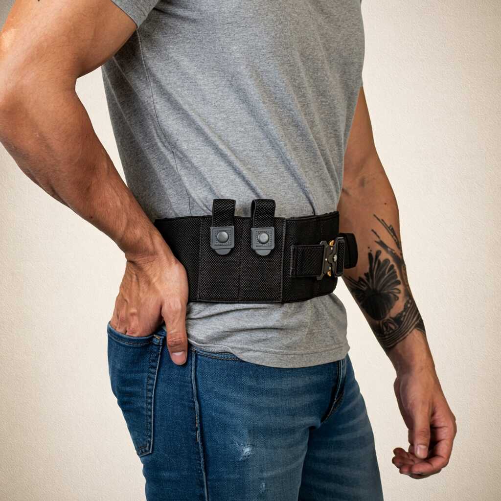 Tactical Belly Band Holster - Free Cleaning Kit