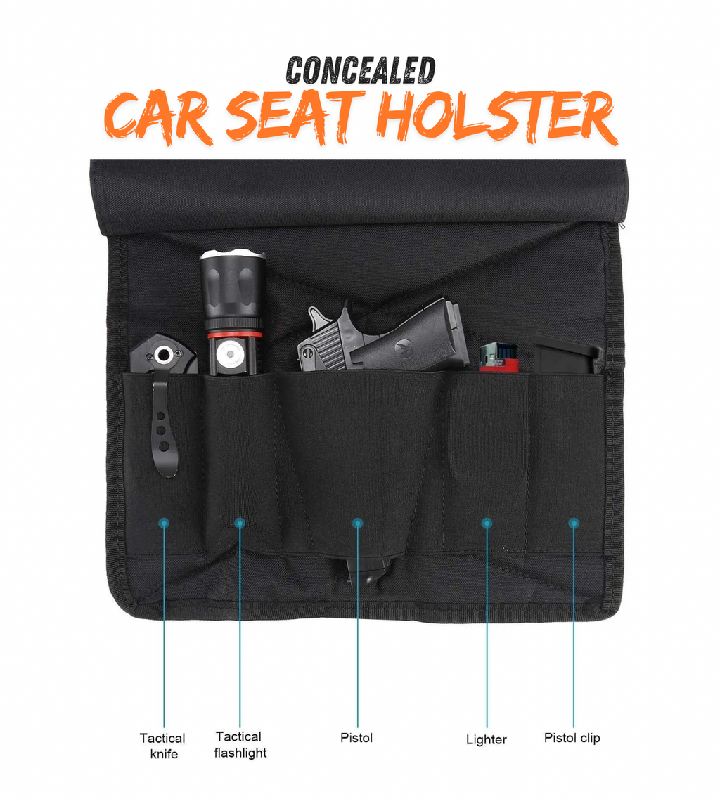 Universal Car & Office Chair Pstol Holster + FREE Cleaning Kit