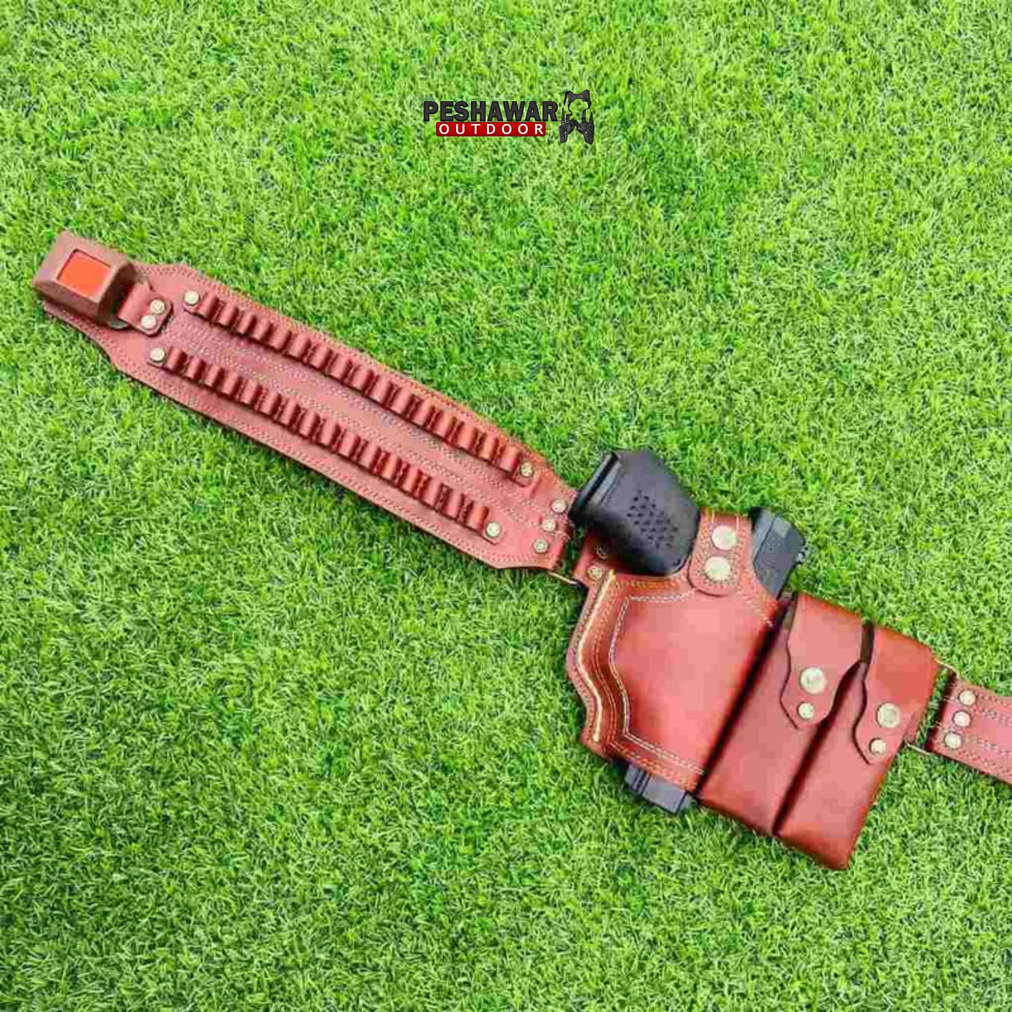 Handmade Leather belt + Cleaning kit 2in1 Deal