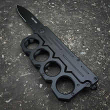 Folding Knuckle Knife – Four-Finger Handle with Folding Blade
