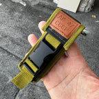 AK-47 Style Drop Point Automatic Pocket Knife with Wood Handle