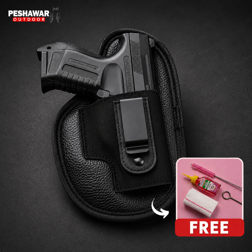 Universal Premium Concealed Pstl Cover Holster + FREE Cleaning Kit