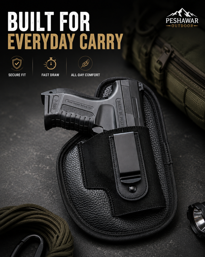 Universal Premium Concealed Pistol Holster + FREE Gun Cleaning Kit